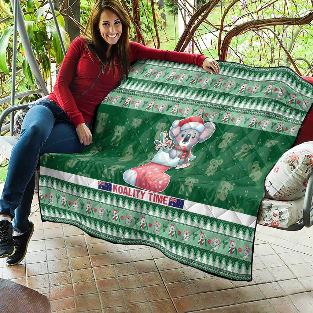 Aussie Koala Quilt Merry Christmas