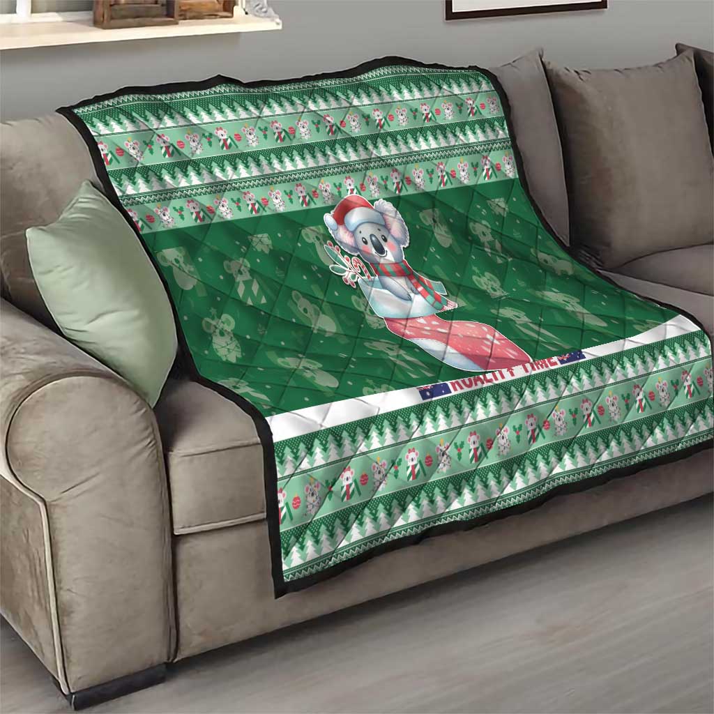 Aussie Koala Quilt Merry Christmas