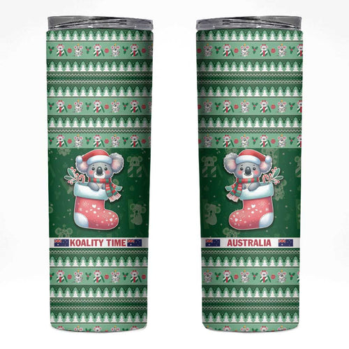 Aussie Koala Skinny Tumbler Merry Christmas