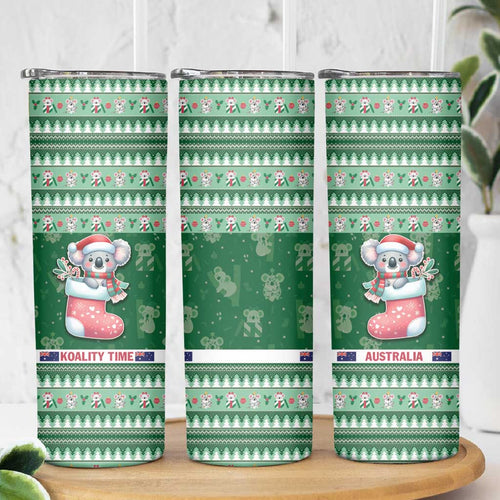 Aussie Koala Skinny Tumbler Merry Christmas
