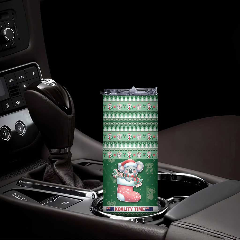 Aussie Koala Skinny Tumbler Merry Christmas