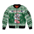 Aussie Koala Sleeve Zip Bomber Jacket Merry Christmas