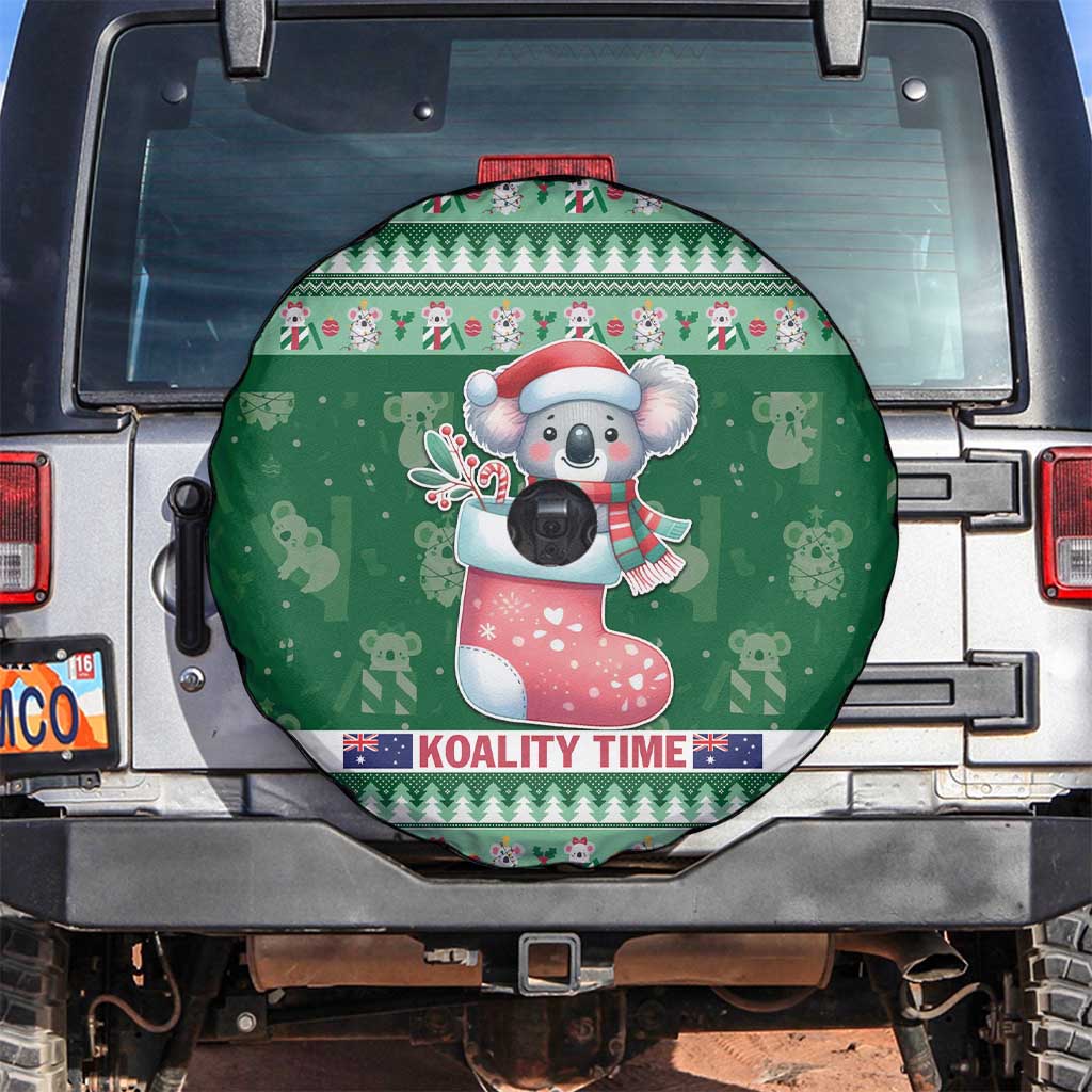 Aussie Koala Spare Tire Cover Merry Christmas