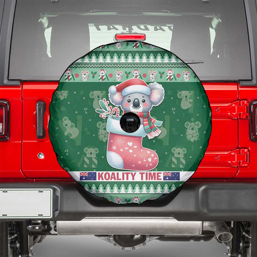 Aussie Koala Spare Tire Cover Merry Christmas