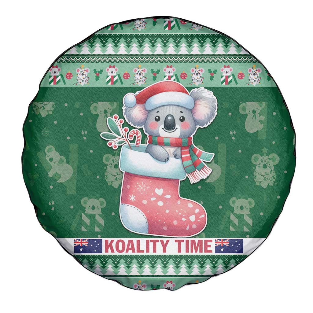 Aussie Koala Spare Tire Cover Merry Christmas