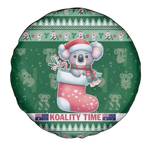Aussie Koala Spare Tire Cover Merry Christmas