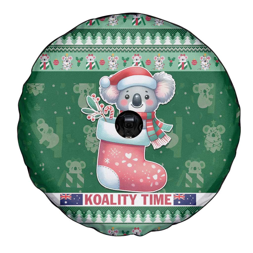 Aussie Koala Spare Tire Cover Merry Christmas
