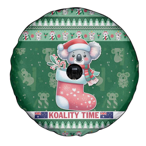 Aussie Koala Spare Tire Cover Merry Christmas