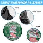 Aussie Koala Spare Tire Cover Merry Christmas