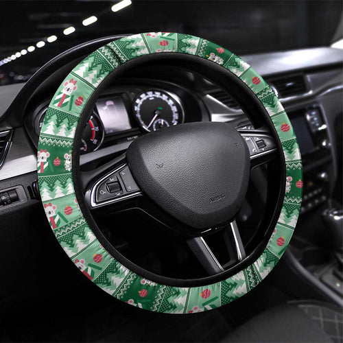 Aussie Koala Steering Wheel Cover Merry Christmas