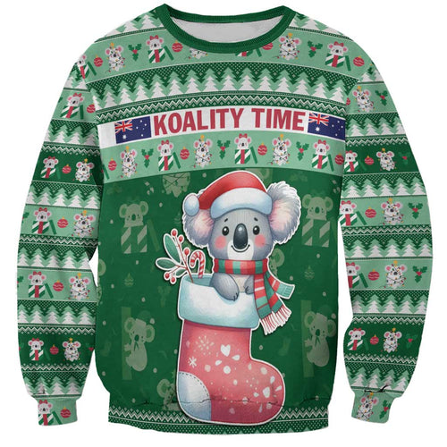 Aussie Koala Sweatshirt Merry Christmas