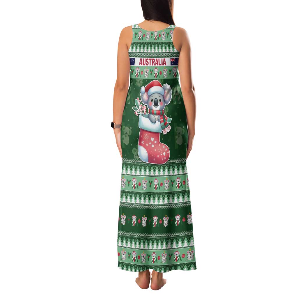 Aussie Koala Tank Maxi Dress Merry Christmas