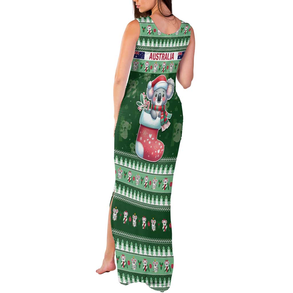 Aussie Koala Tank Maxi Dress Merry Christmas