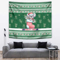 Aussie Koala Tapestry Merry Christmas