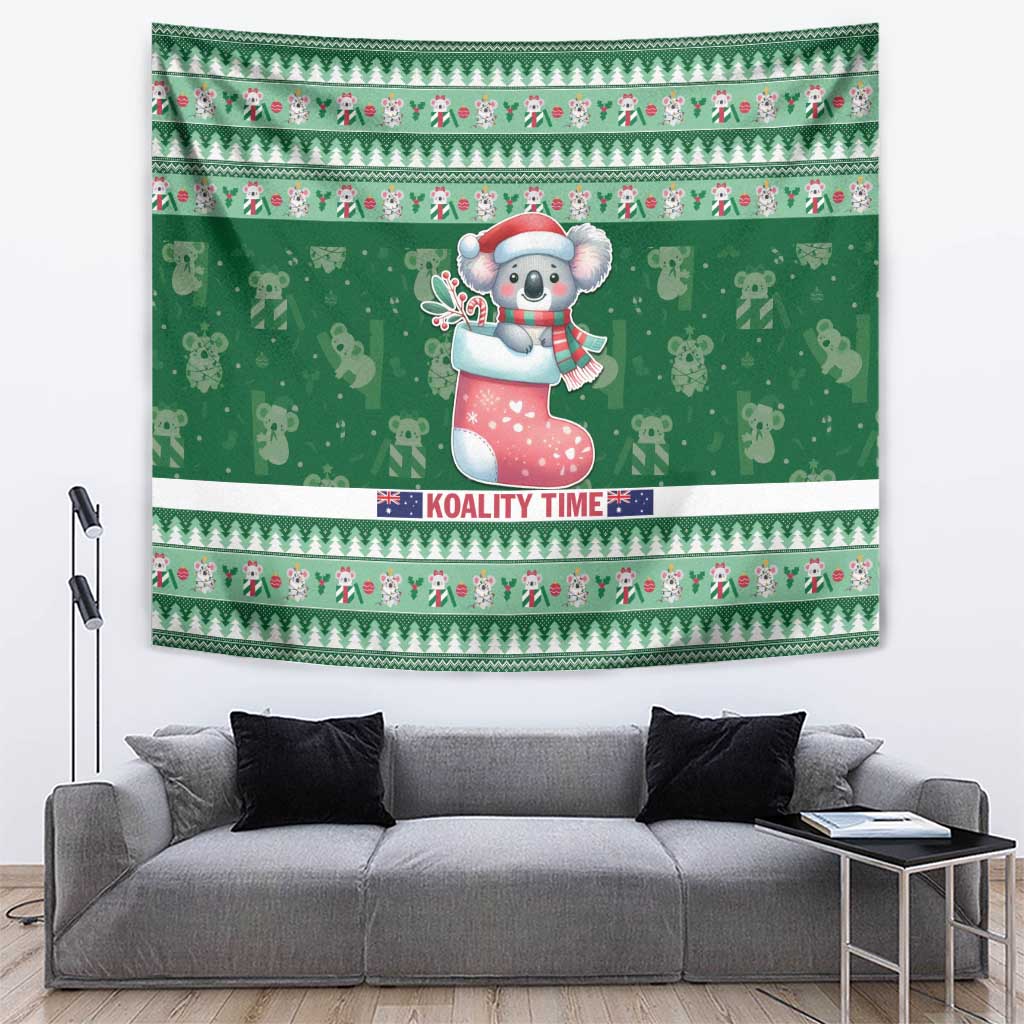 Aussie Koala Tapestry Merry Christmas