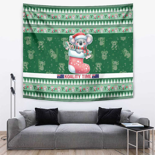 Aussie Koala Tapestry Merry Christmas