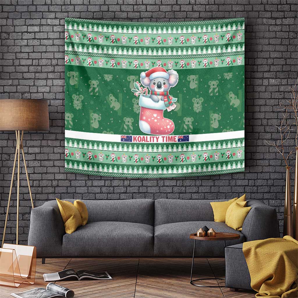 Aussie Koala Tapestry Merry Christmas