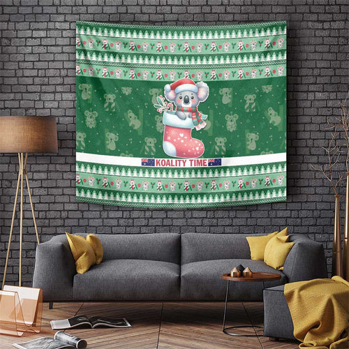 Aussie Koala Tapestry Merry Christmas