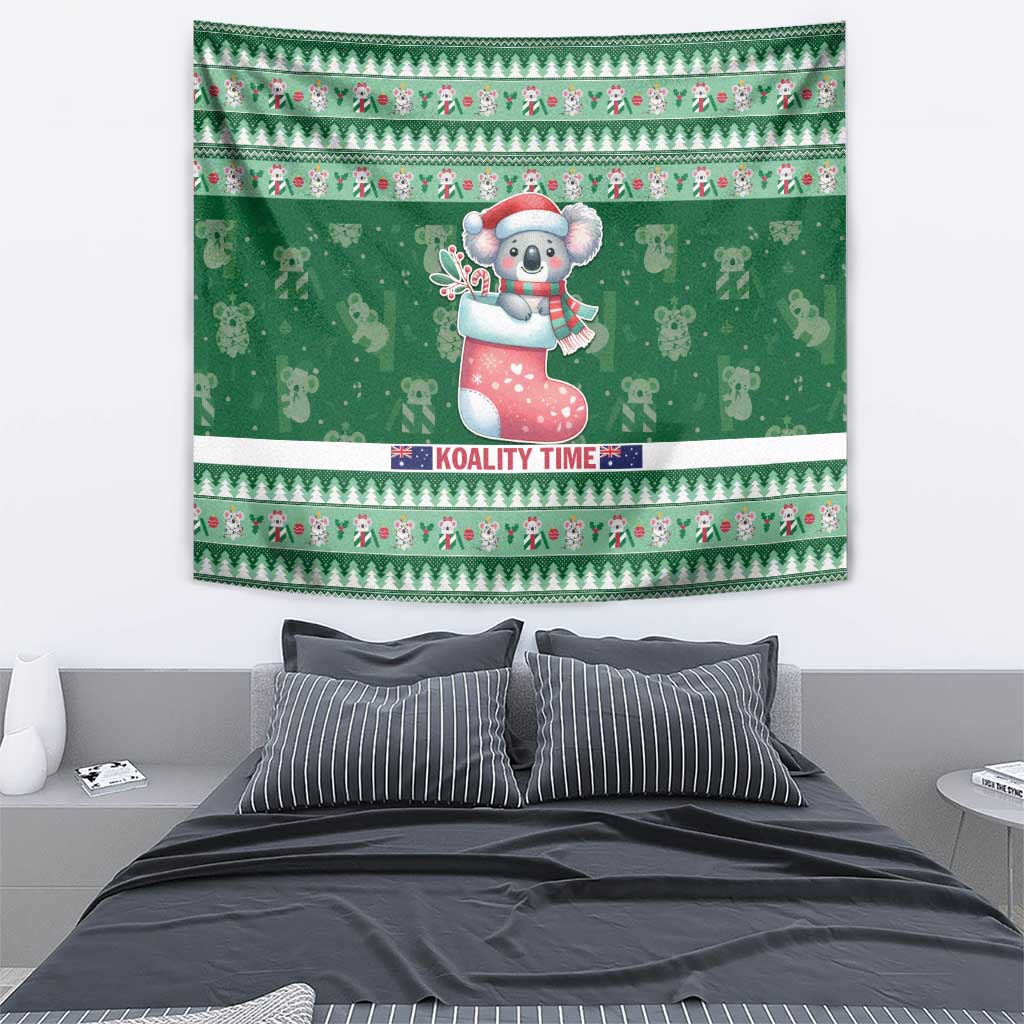 Aussie Koala Tapestry Merry Christmas