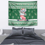 Aussie Koala Tapestry Merry Christmas