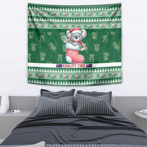 Aussie Koala Tapestry Merry Christmas