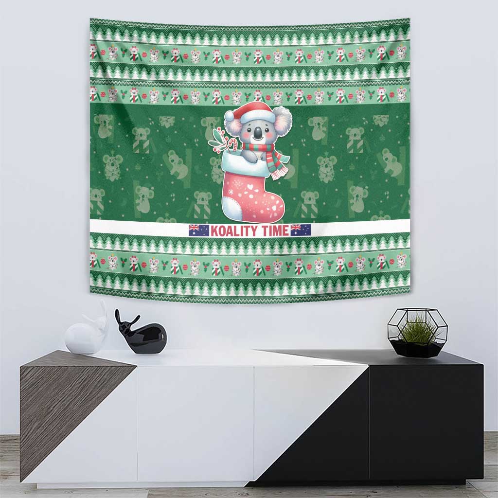 Aussie Koala Tapestry Merry Christmas