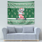 Aussie Koala Tapestry Merry Christmas