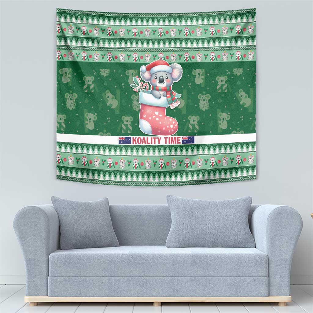 Aussie Koala Tapestry Merry Christmas