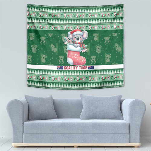 Aussie Koala Tapestry Merry Christmas