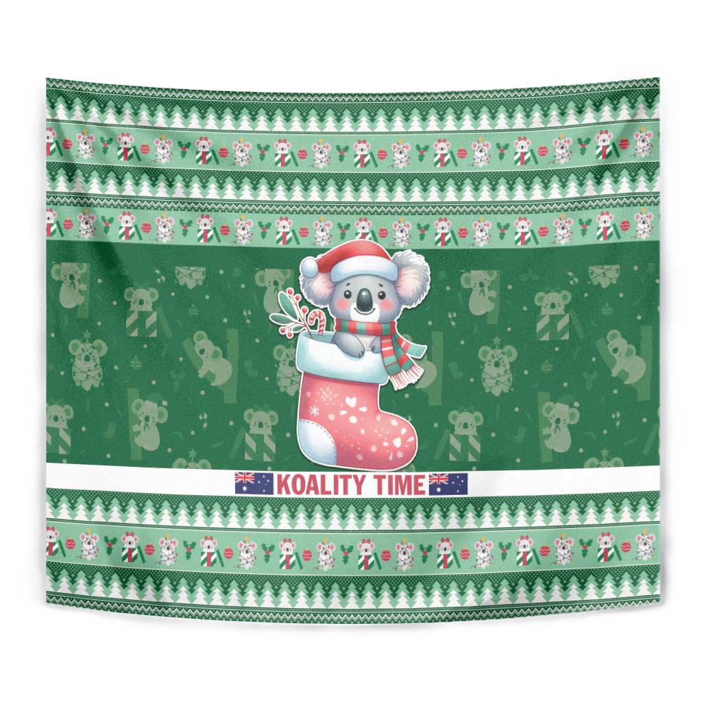 Aussie Koala Tapestry Merry Christmas