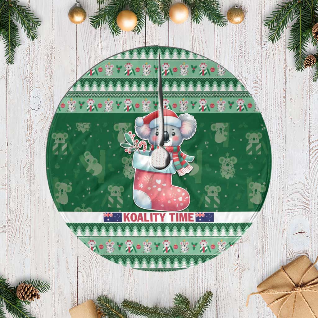 Aussie Koala Tree Skirt Merry Christmas