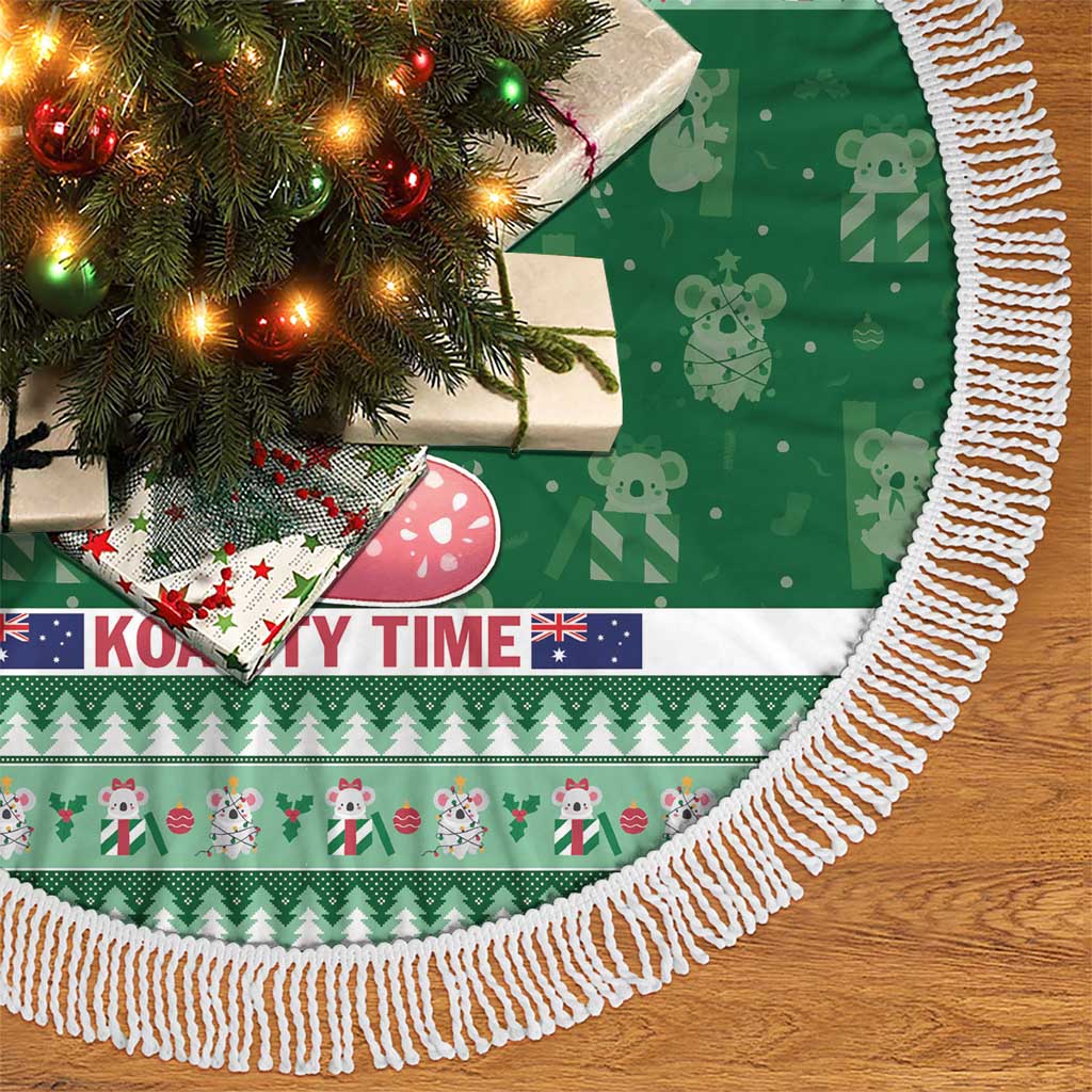 Aussie Koala Tree Skirt Merry Christmas