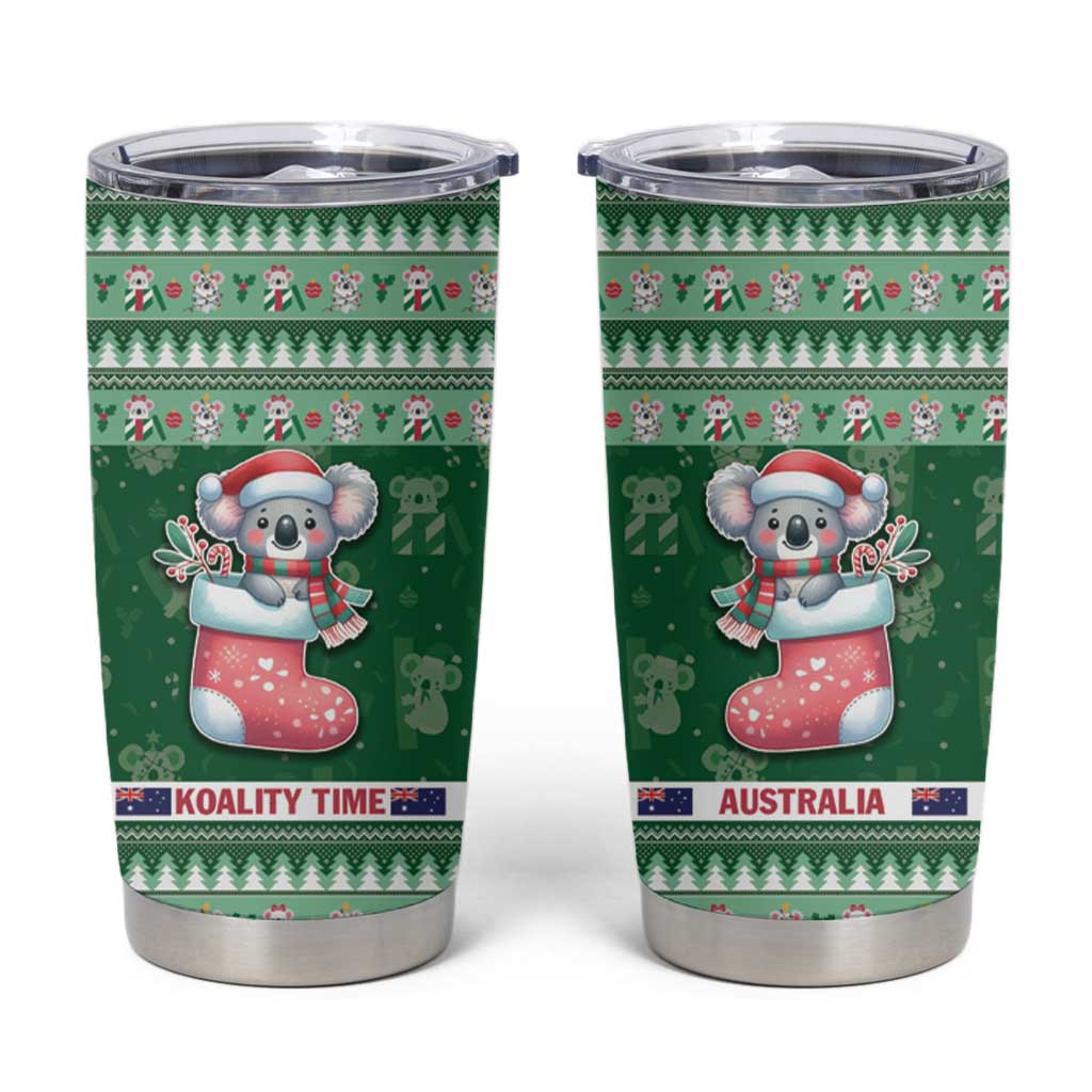 Aussie Koala Tumbler Cup Merry Christmas
