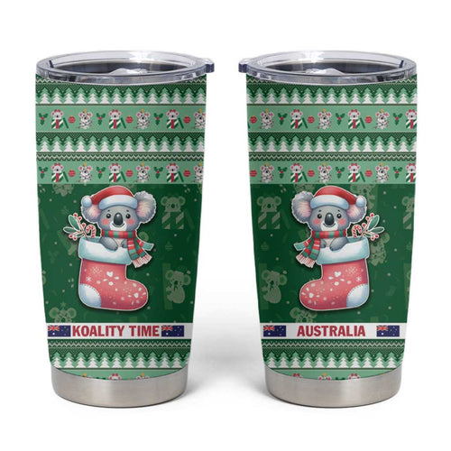 Aussie Koala Tumbler Cup Merry Christmas