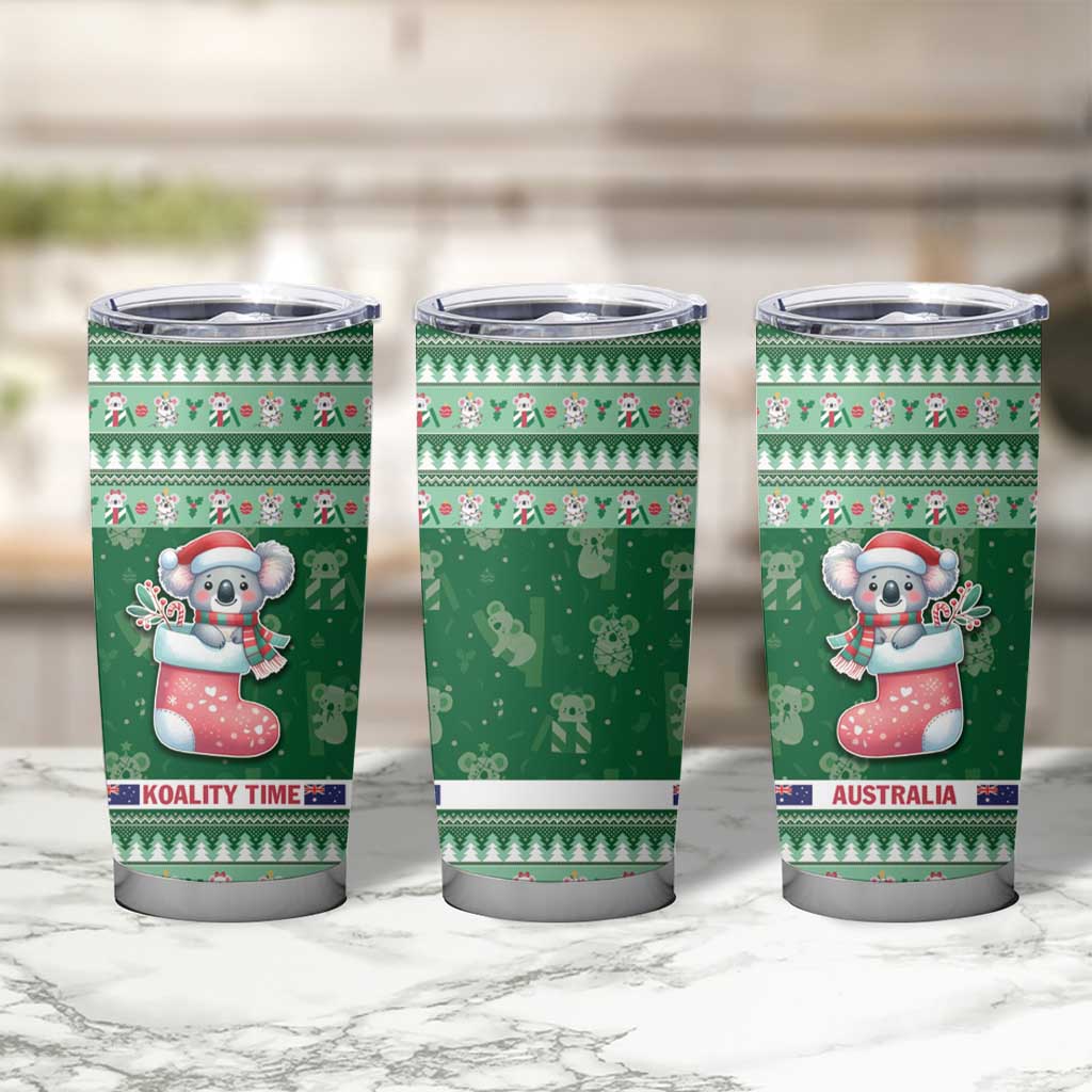 Aussie Koala Tumbler Cup Merry Christmas