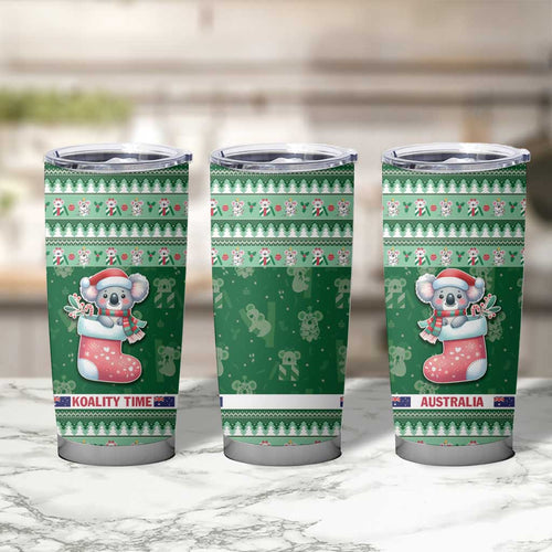 Aussie Koala Tumbler Cup Merry Christmas