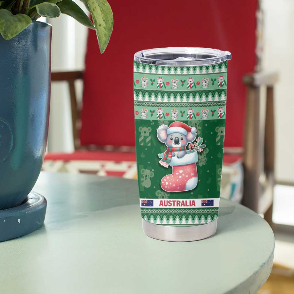 Aussie Koala Tumbler Cup Merry Christmas