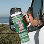 Aussie Koala Tumbler With Handle Merry Christmas