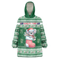 Aussie Koala Wearable Blanket Hoodie Merry Christmas