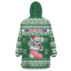 Aussie Koala Wearable Blanket Hoodie Merry Christmas