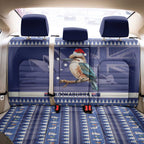 Aussie Kookaburra Back Car Seat Cover Merry Christmas Blue Style