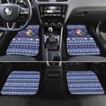Aussie Kookaburra Car Mats Merry Christmas Blue Style