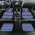 Aussie Kookaburra Car Mats Merry Christmas Blue Style