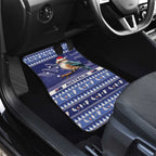 Aussie Kookaburra Car Mats Merry Christmas Blue Style