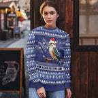 Aussie Kookaburra Ugly Christmas Sweater Merry Christmas Blue Style