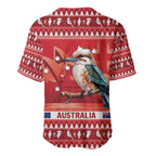 Aussie Kookaburra Baseball Jersey Merry Christmas Red Style