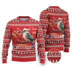 Aussie Kookaburra Ugly Christmas Sweater Merry Christmas Red Style