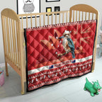 Aussie Kookaburra Quilt Merry Christmas Red Style