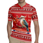Aussie Kookaburra Rugby Jersey Merry Christmas Red Style