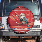 Aussie Kookaburra Spare Tire Cover Merry Christmas Red Style